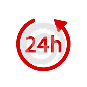 Round-the-clock support icon